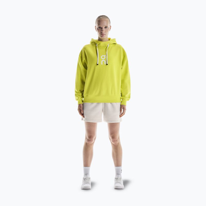 Dámská mikina On Running Club Hoodie lime 2