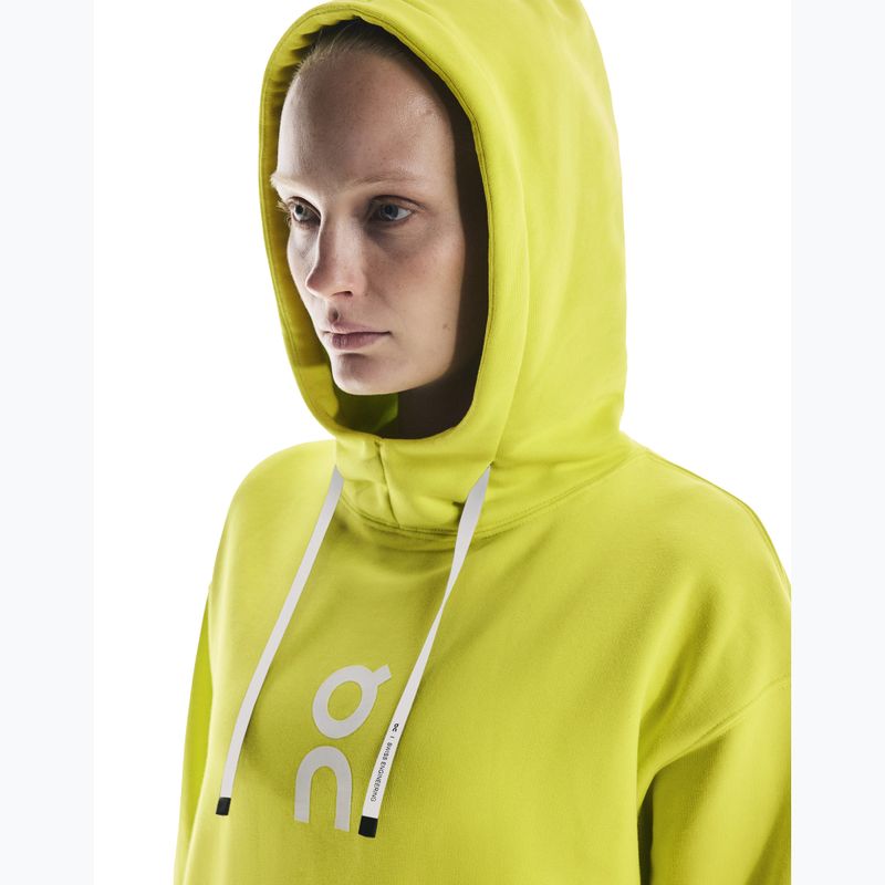Dámská mikina On Running Club Hoodie lime 6