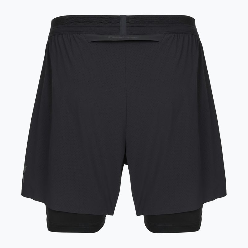 Pánské běžecké šortky On 5" Performance 2/1 black 2