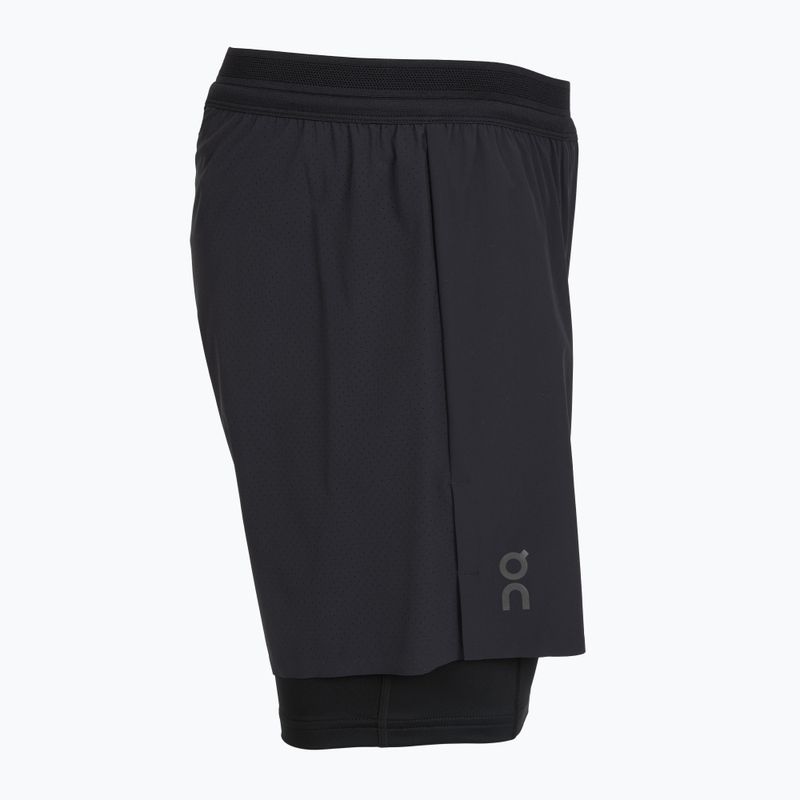 Pánské běžecké šortky On 5" Performance 2/1 black 3