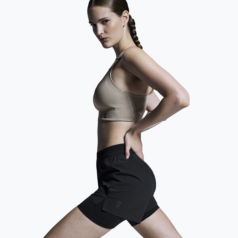 Dámské běžecké šortky On 3" Performance 2/1 black 5