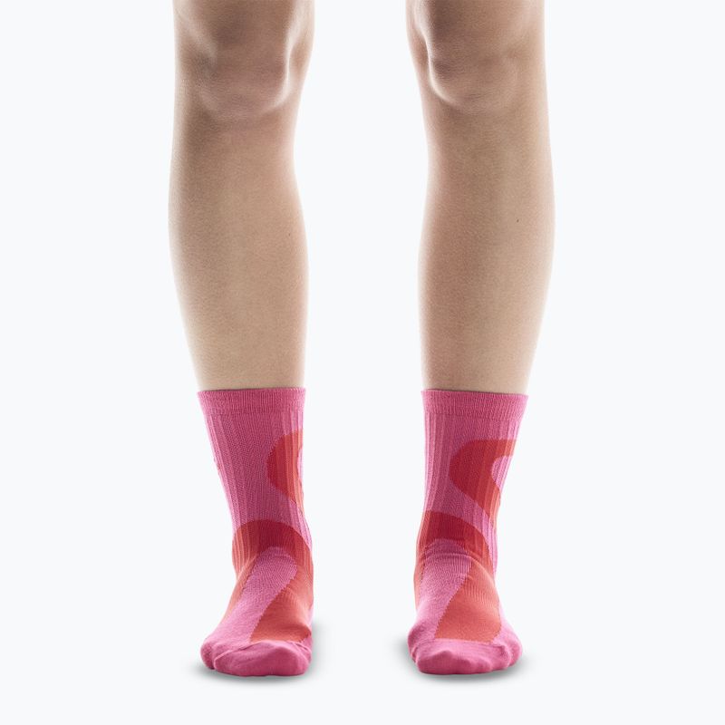 Ponožky On Running Liquid Logo High 2 pary limelight/pink 3