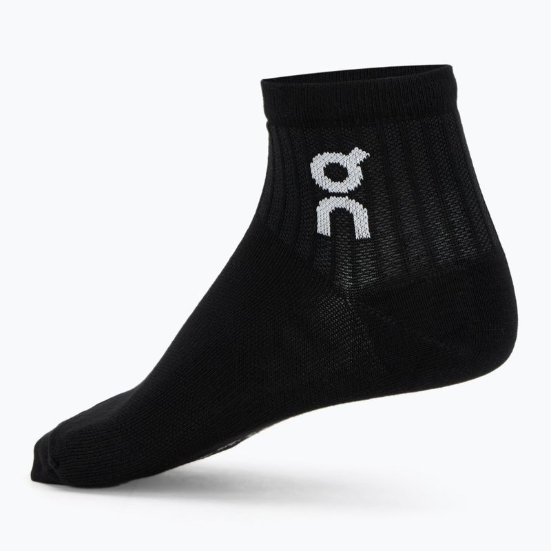 Ponožky On Running Logo Sock Mid 3 pary black 2