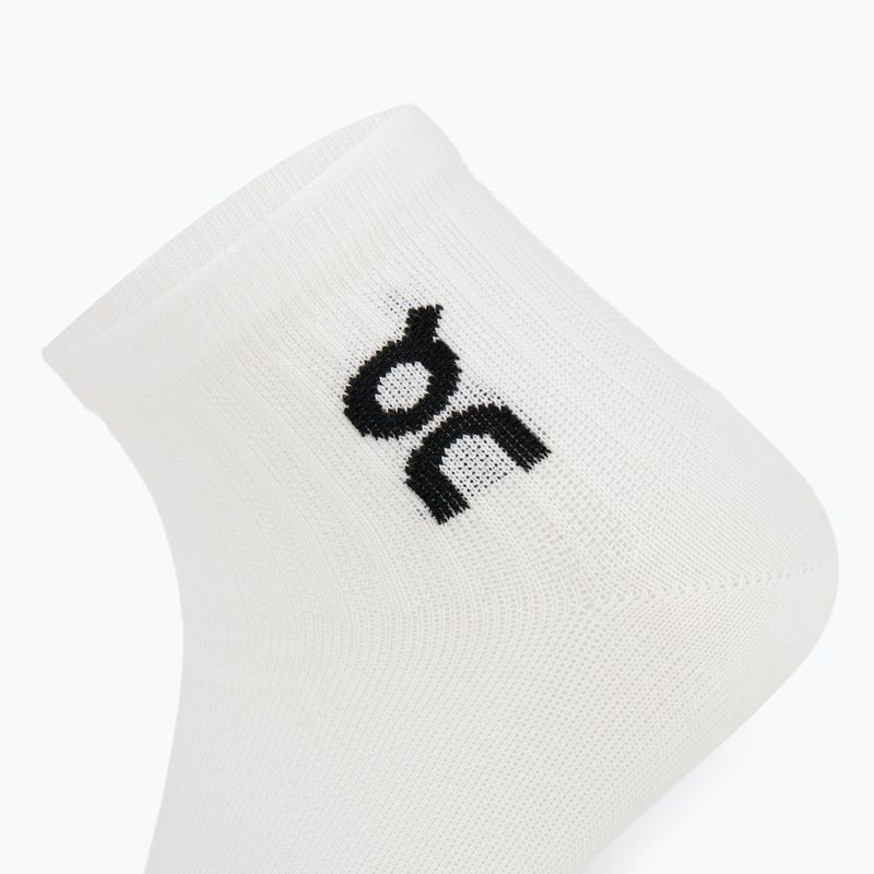 Ponožky On Running Logo Sock Mid 3 pary white 4