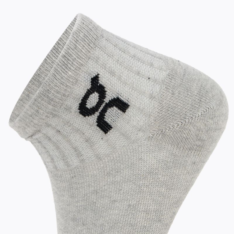 Ponožky On Running Logo Sock Mid 3 pary heather gray 4