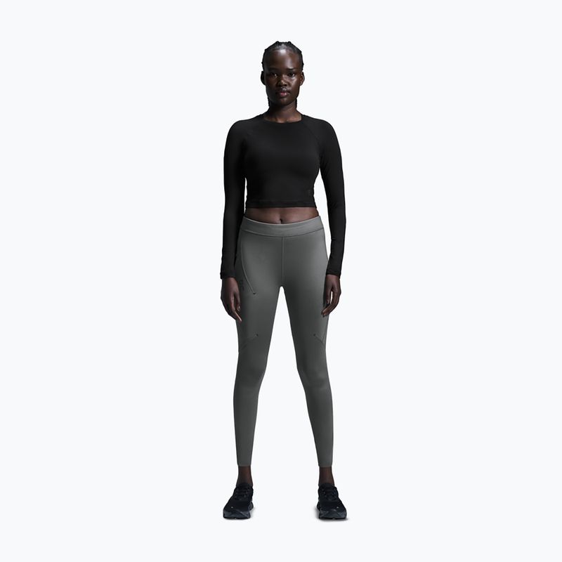 Dámské tréninkové tričko Longsleeve On Running Studio Long-T Crop black 2