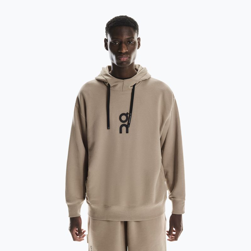 Pánská mikina On Running Club Hoodie desert 4