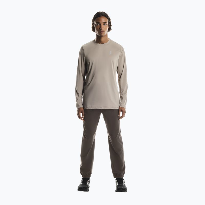 Pánské běžecké tričko Longsleeve On Core Long-T undyed-white 2