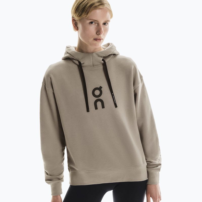 Dámská mikina On Running Club Hoodie desert 4