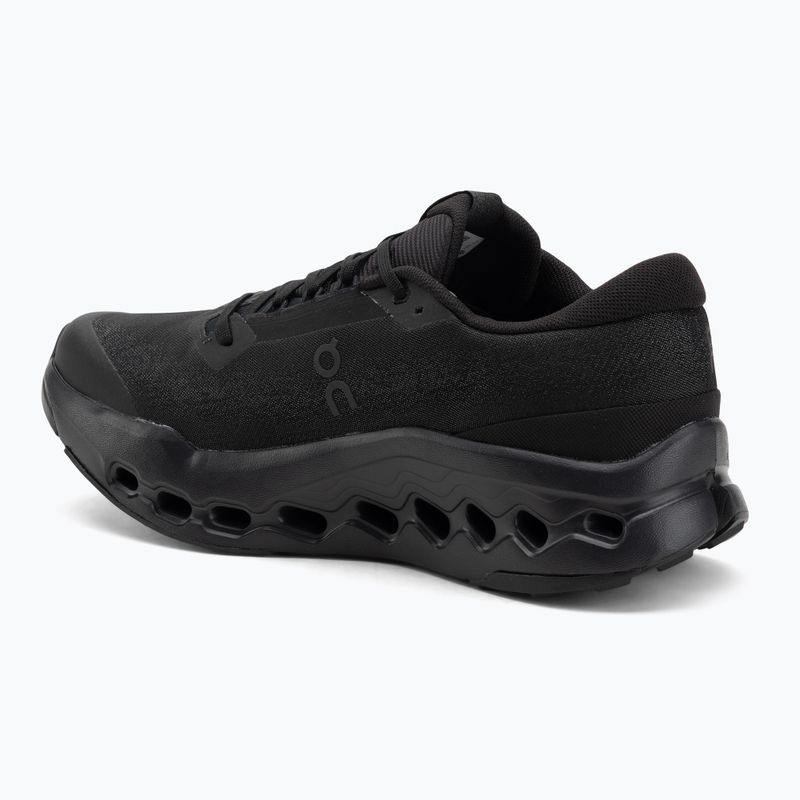 Pánské běžecké boty On Cloudsurfer Trail 2 Waterproof black/black 3