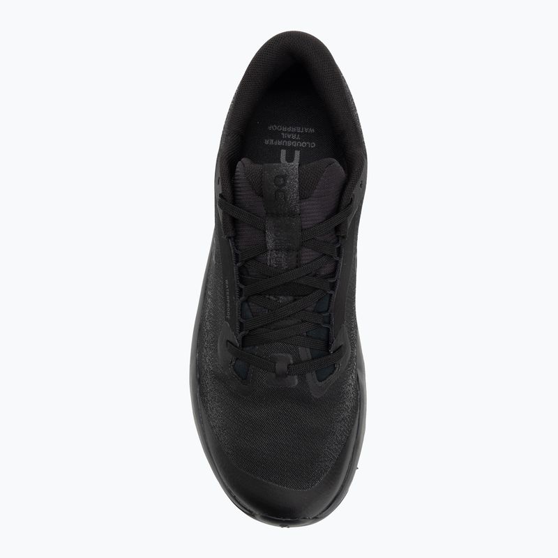 Pánské běžecké boty On Cloudsurfer Trail 2 Waterproof black/black 5
