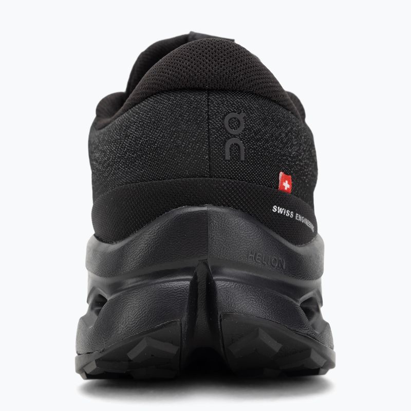 Pánské běžecké boty On Cloudsurfer Trail 2 Waterproof black/black 6