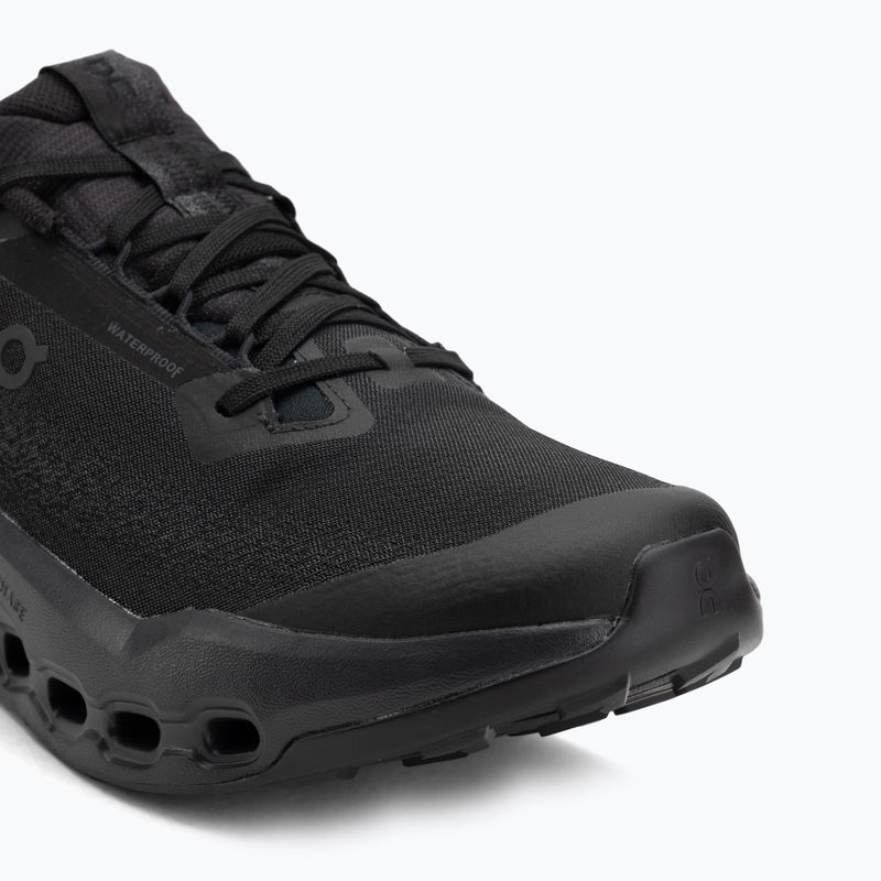 Pánské běžecké boty On Cloudsurfer Trail 2 Waterproof black/black 7
