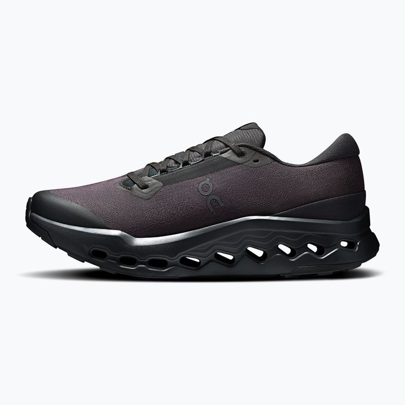 Pánské běžecké boty On Cloudsurfer Trail 2 Waterproof black/black 9