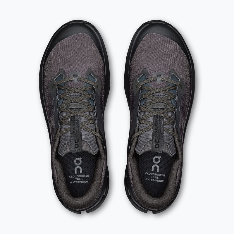 Pánské běžecké boty On Cloudsurfer Trail 2 Waterproof black/black 13