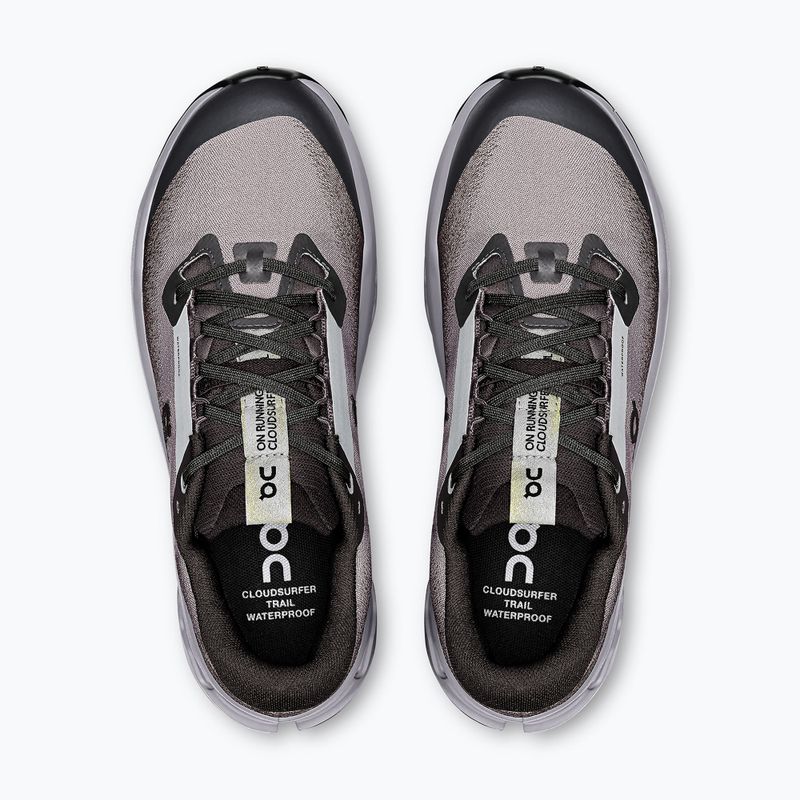 Dámské běžecké boty On Cloudsurfer Trail 2 Waterproof black/lilac 6