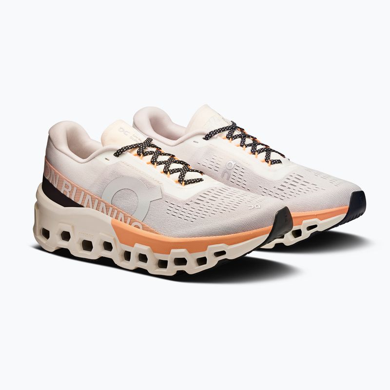Dámské běžecké boty On Cloudmonster 2 ivory/tangerine 3