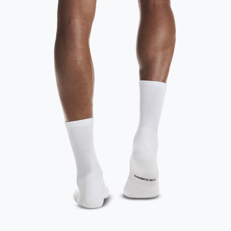 Běžecké ponožky On Core Run High 2 páry white 4