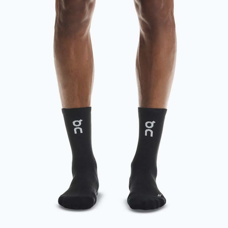 Běžecké ponožky On Core Run High 2 páry black 3