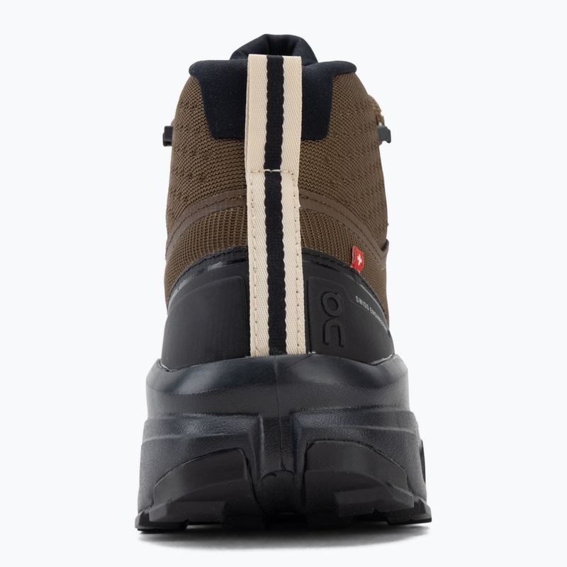 Pánské turistické boty On Cloudrock Mid Waterproof earth/black 6