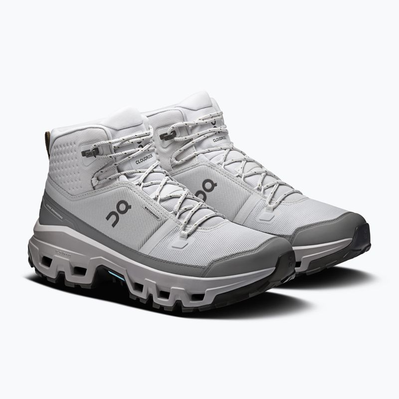 Pánské turistické boty On Cloudrock Mid Waterproof glacier/alloy 2