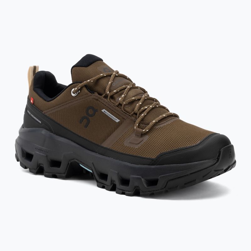 Pánská obuv On Cloudrock Low Waterproof earth/black