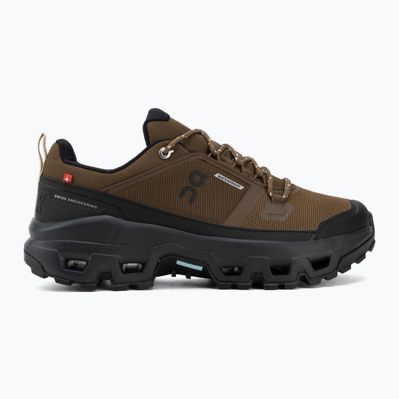 Pánská obuv On Cloudrock Low Waterproof earth/black 2