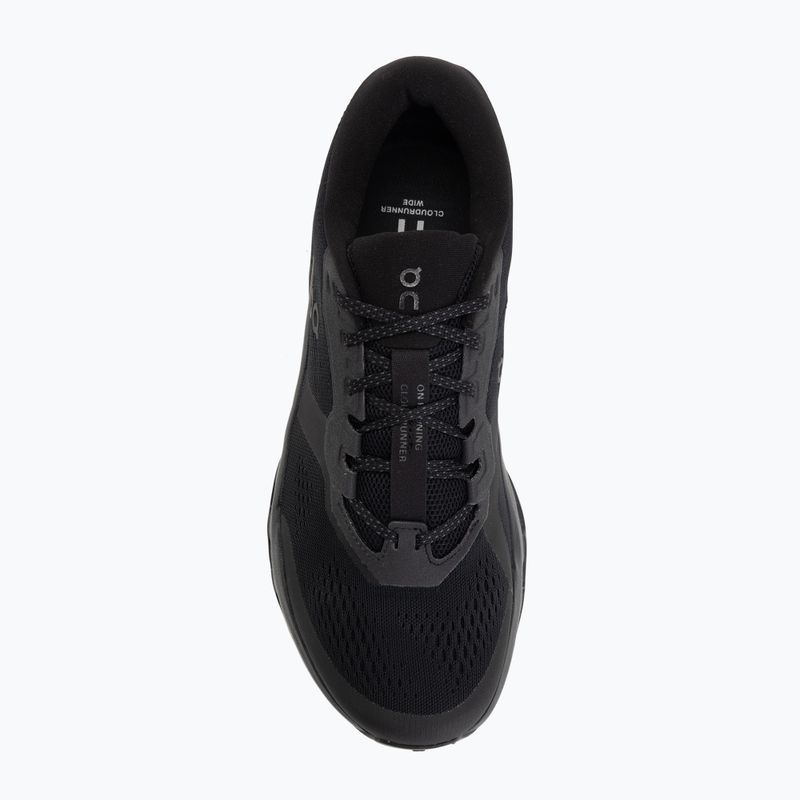 Pánská běžecká obuv On Cloudrunner 3 Wide black/black 5