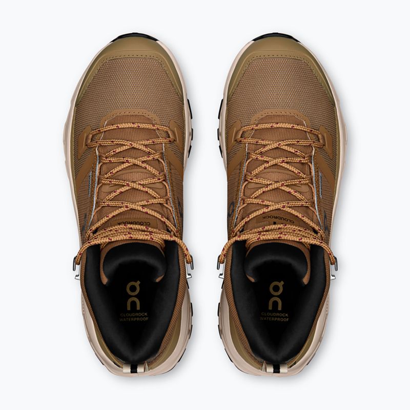 Dámské boty On Cloudrock Mid Waterproof sphinx/sand 6