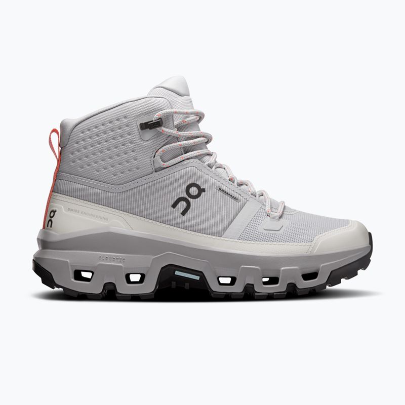 Dámské turistické boty On Cloudrock Mid Waterproof glacier/alloy