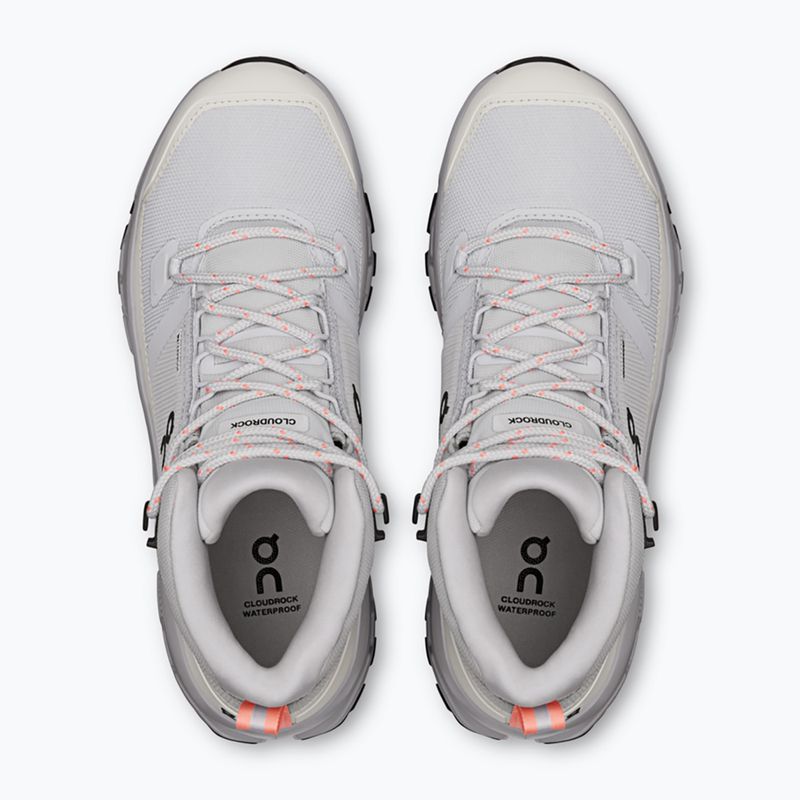 Dámské turistické boty On Cloudrock Mid Waterproof glacier/alloy 3