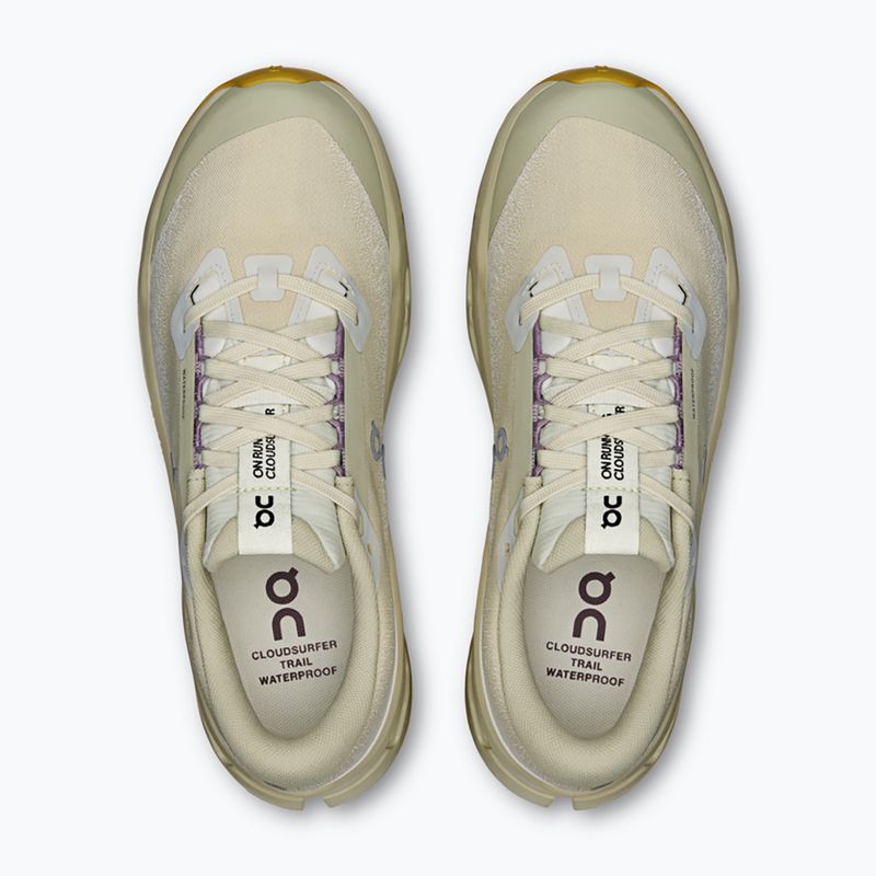 Dámské běžecké boty On Running Cloudsurfer Trail 2 Waterproof ghost/chalk 6