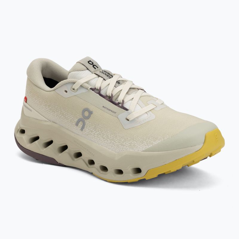 Dámské běžecké boty On Running Cloudsurfer Trail 2 Waterproof ghost/chalk