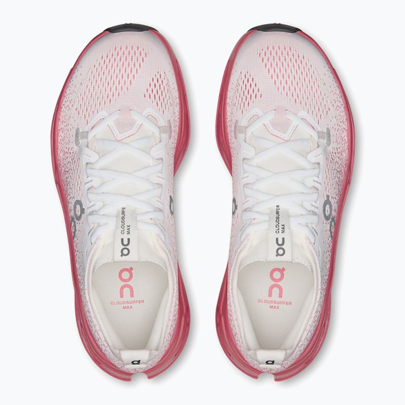 Dámské běžecké boty On Cloudsurfer Max white/camellia 6