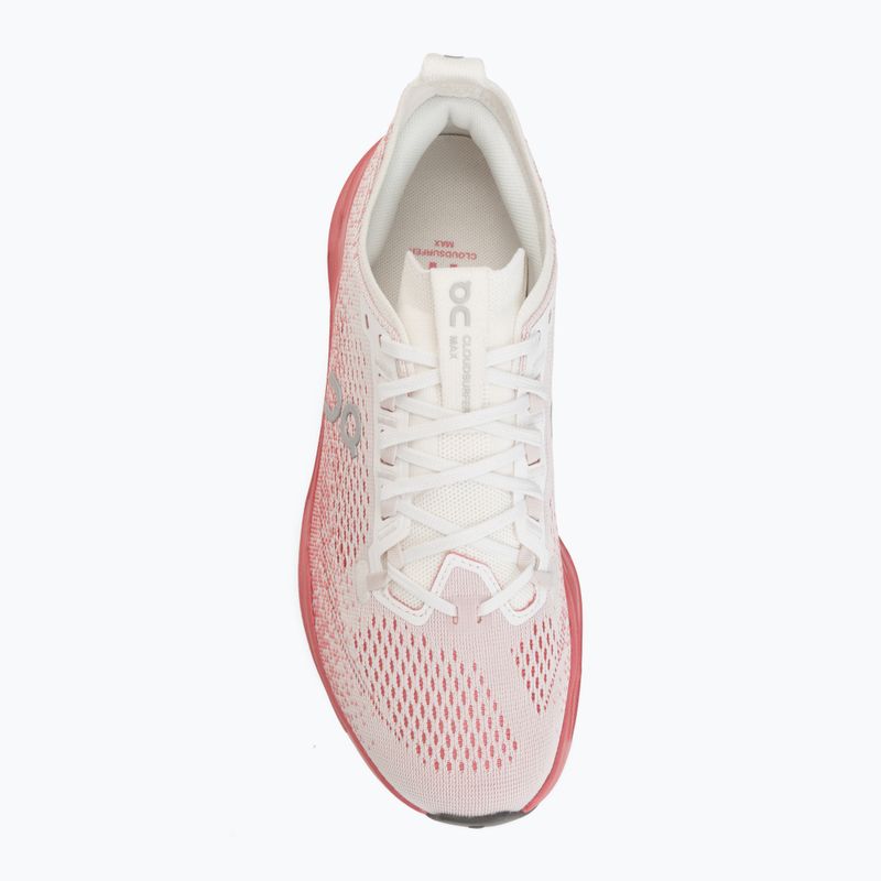 Dámské běžecké boty On Cloudsurfer Max white/camellia 5