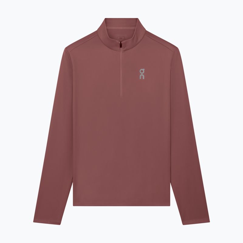 Pánská běžecká mikina On Core 1/4 Zip barberry