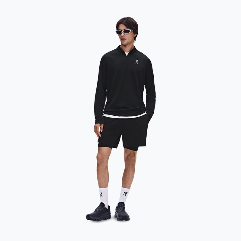 Pánská běžecká mikina On Core 1/4 Zip black 2