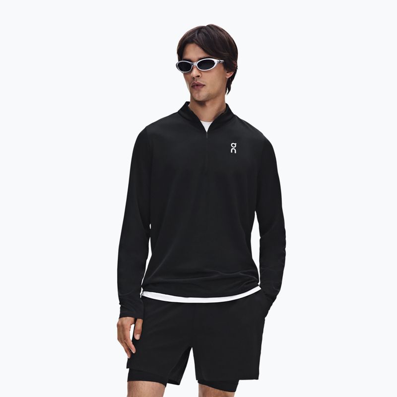 Pánská běžecká mikina On Core 1/4 Zip black 4