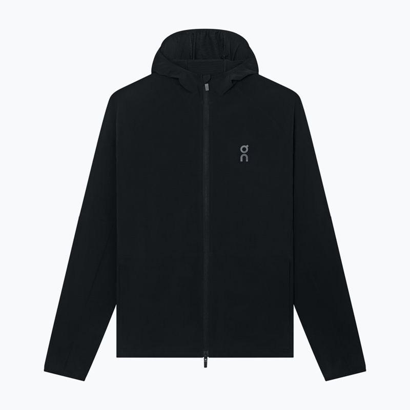 Pánská běžecká bunda On Weather Hoodie black