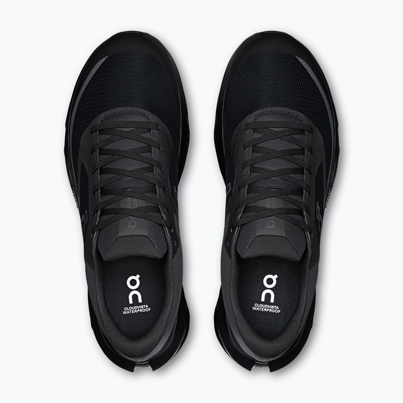 Pánské běžecké boty On Cloudvista 3 Waterproof black/black 3