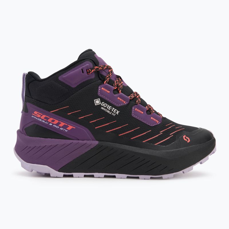 Dámské běžecké boty SCOTT Kinabalu 3 Mid Gore-Tex black/vivid purple 2