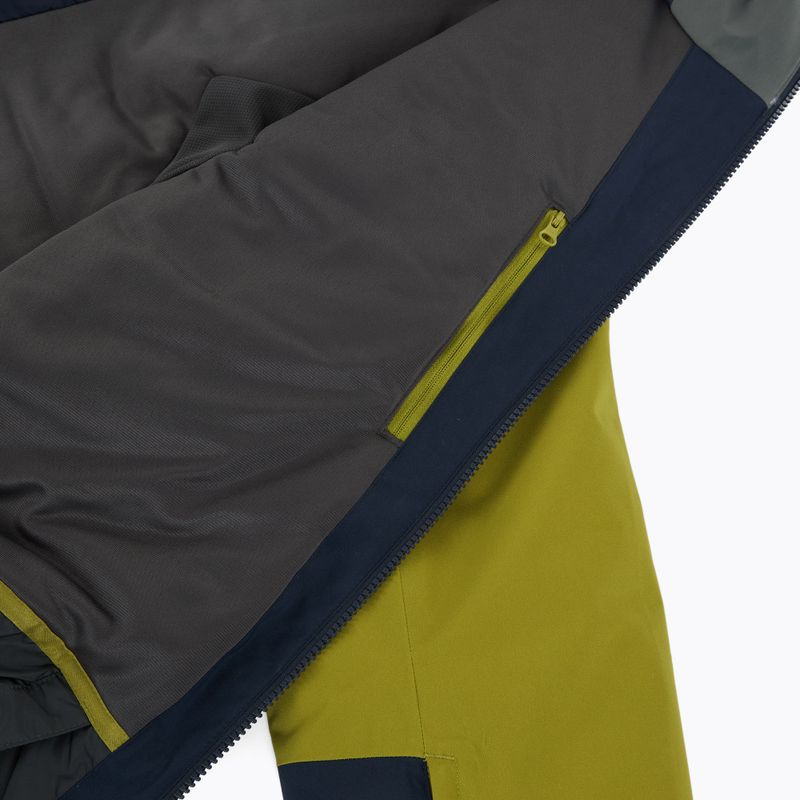 Pánská lyžařská bunda SCOTT Ultimate Dryo 10 shadow grey/meadow green 5