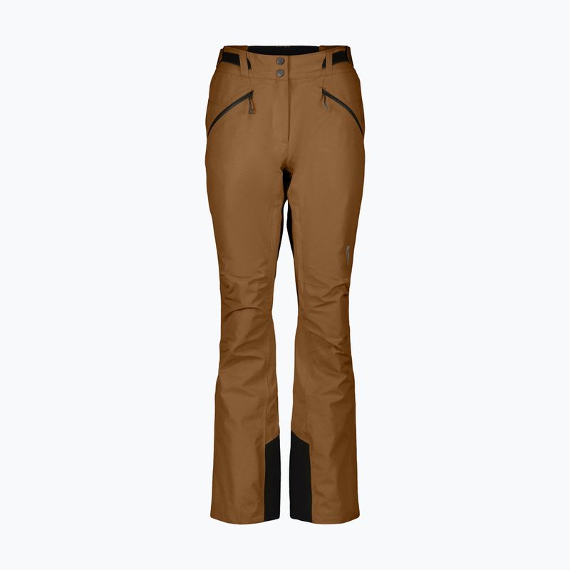 Dámské lyžařské kalhoty SCOTT Ultimate Dryo Tech bread brown