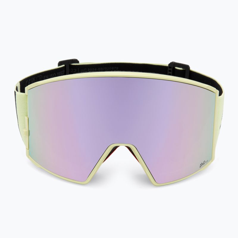 Lyžařské brýle SCOTT React AMP Pro acid yellow/amp pro lavender chrome/amp pro green 3