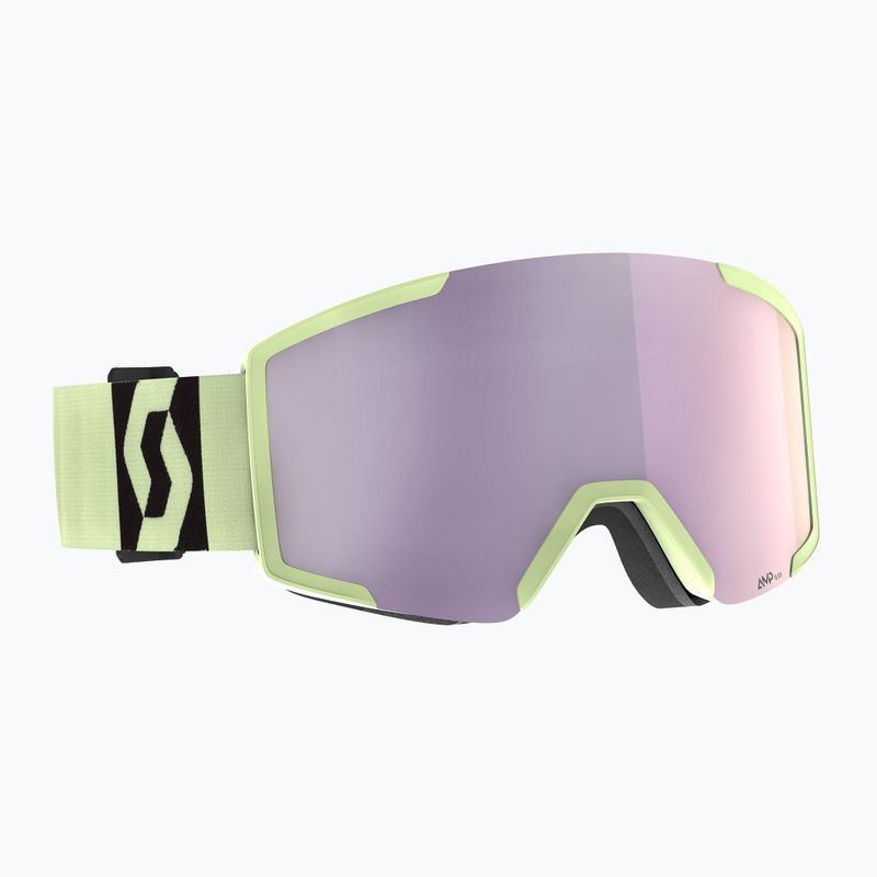 Lyžařské brýle SCOTT Shield AMP Pro acid yellow/amp pro lavender chrome