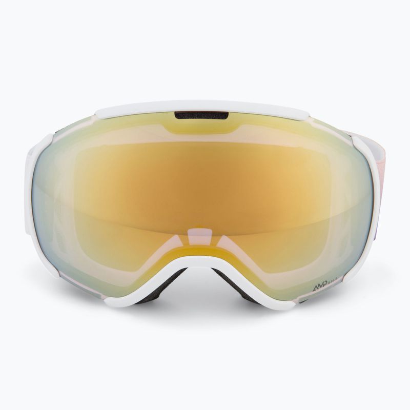 Lyžařské brýle SCOTT Faze II LS white/soft pink/light sensitive bronze chrome 2