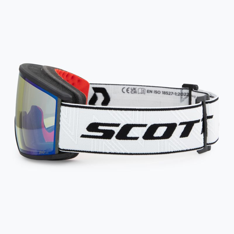 Lyžařské brýle SCOTT Ambit black/white/amp aurora green chrome 4