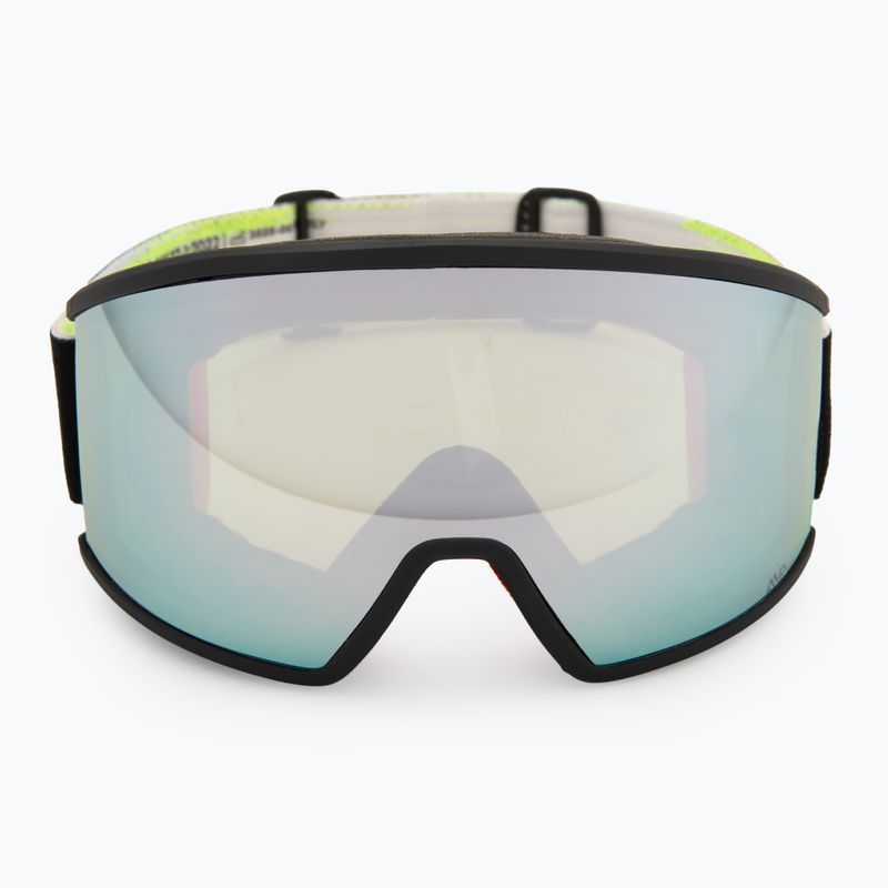 Lyžařské brýle SCOTT Ambit Compact black/neon yellow/amp white chrome 2