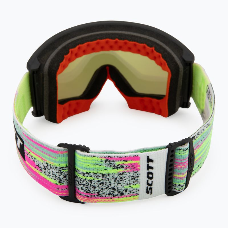 Lyžařské brýle SCOTT Ambit Compact black/neon yellow/amp white chrome 3