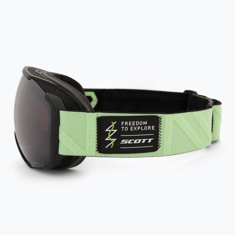 Lyžařské brýle SCOTT Faze II glow green/amp black chrome 4